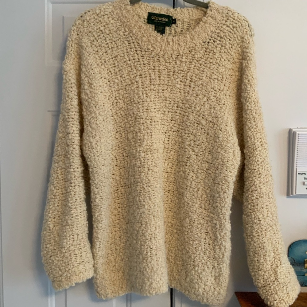 Gleneden Alpaca, Wool, Nylon “ Teddy” Sweater